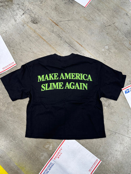 Classic Green Make American Slime Again Boxy Tee